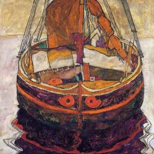 Trieste Fishing Boat by Egon Schiele