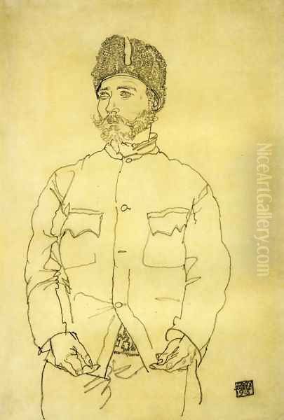 Russian Prisoner Of War With Fur Hat - view 1
