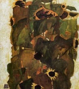 Sunflowers by Egon Schiele