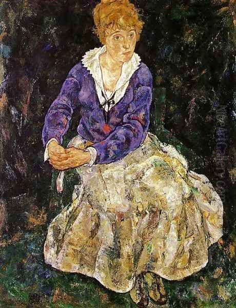 Portrait Of The Artists Wife Seated - view 1