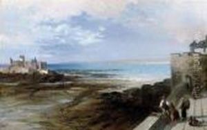 The Coast Of St Briac, France by James Baker Pyne