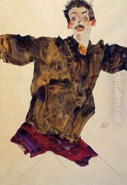 Self Portrait With Outstretched Arms - view 1