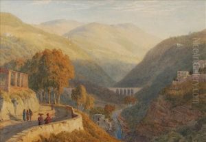 Italianate Valleylandscape by James Baker Pyne