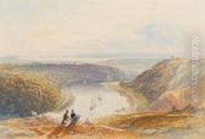 View Of The Avon Gorge With Cooks Folly by James Baker Pyne