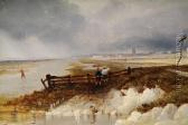 A Coastal Scene Near Hull - view 1