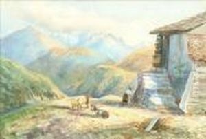 In The Italianalps by James Baker Pyne