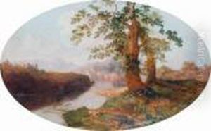 Berry Pomeroy Castle, Devon by James Baker Pyne