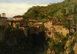 Hillside Village by James Baker Pyne