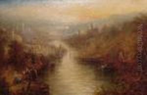 A View On Therhine by James Baker Pyne