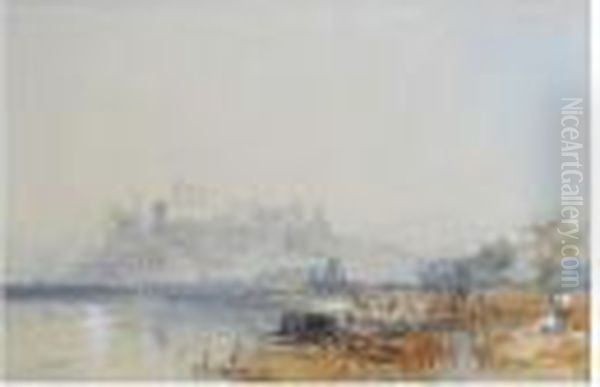 Windsor Castle From The Thames - view 1