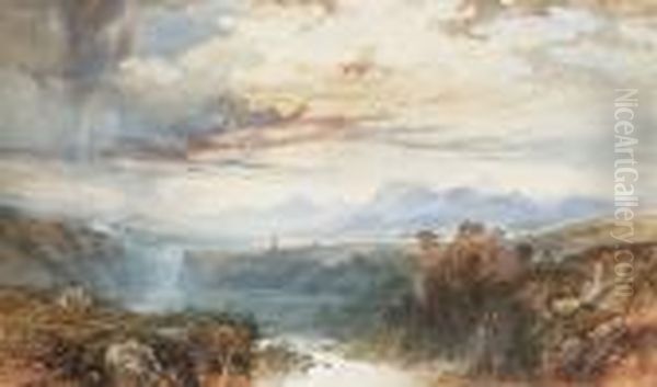 Berne From The North With The Oberland Beyond - view 1