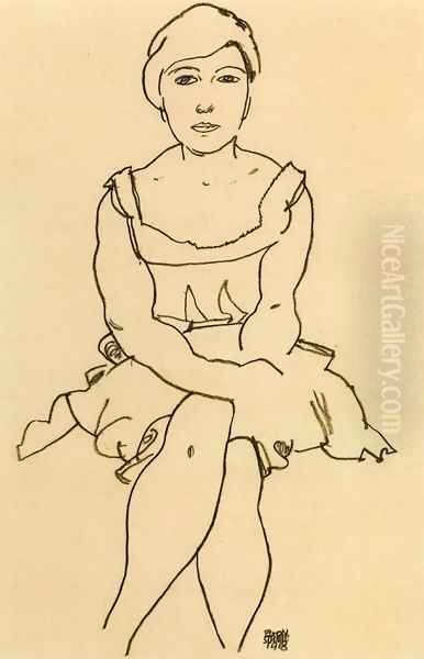 Sitting Woman - view 1
