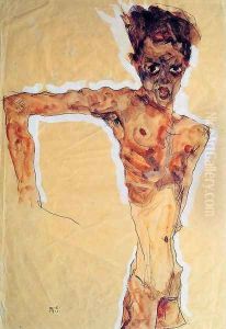 Self Portrait3 by Egon Schiele