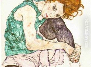 The Artists Wife by Egon Schiele