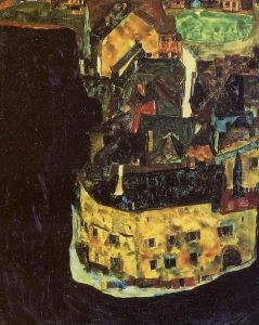 City on the Blue River II by Egon Schiele