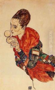 Portrait of the Actress Marge Boerner by Egon Schiele