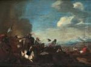 Hans Krets, Ryttarbatalj by August Querfurt
