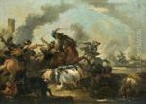 Scontro Di Cavalieri by August Querfurt