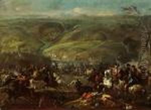 Battaglia Fra La Cavalleria Turca E Quella Imperiale