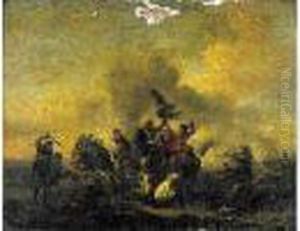 Choc De Cavalerie by August Querfurt