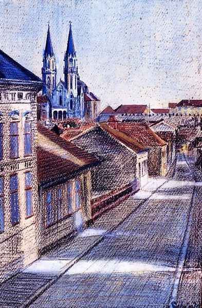 View from the Drawing Classroom, Klosterneburg - view 1