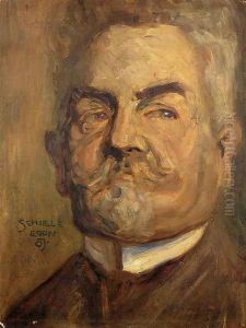 Portrait of Leopold Czihaczek (Head of a Bearded Man)