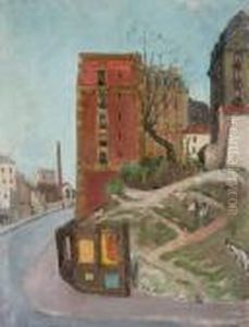 Paysage Urbain by Alphonse Leon Quizet