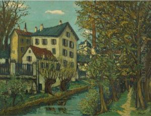 Le Canal De L'ourcq by Alphonse Leon Quizet