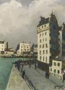 Le Canal by Alphonse Leon Quizet