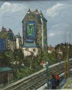 La Voie Ferroviaire by Alphonse Leon Quizet