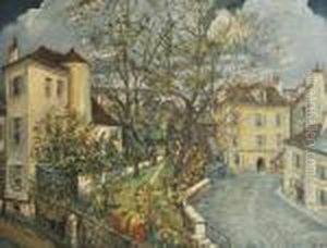 Jardin Et Ruelle En Bas Du Sacre Coeur Jardin Et Ruelle En Bas Du Sacre Coeur