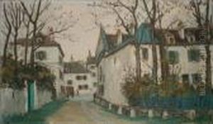 Coin De Rue by Alphonse Leon Quizet