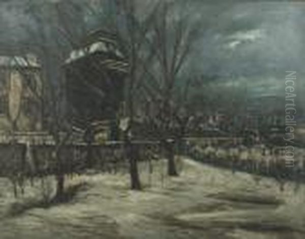 Jardin Sous La Neige Au Maquis A Montmartre - view 1