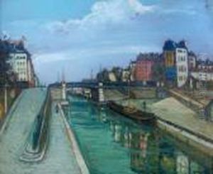 Le Pont Sur Le Canal-pantin. Le Pont Sur Le Canal-pantin.