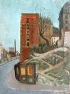 Paysage Urbain by Alphonse Leon Quizet