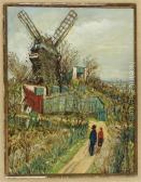 Le Moulin De La Galette, Montmartre - view 1
