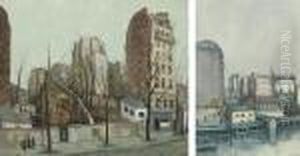 Rue Des Pyrenees, Paris by Alphonse Leon Quizet