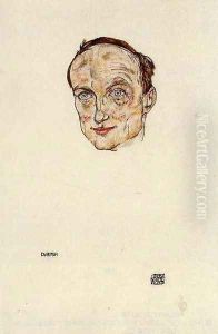 Head of Dr. Fritsch by Egon Schiele