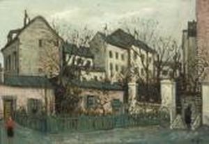 Rue L'abreuvoir, Montmartre, Paris Rue L'abreuvoir, Montmartre, Paris