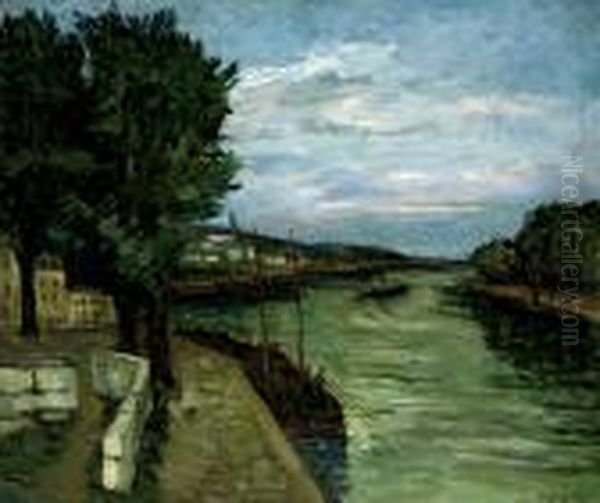 Pecheurs Pres D'une Riviere - view 1