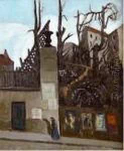 Montmartre. by Alphonse Leon Quizet
