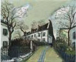 Rue De Montmartre by Alphonse Leon Quizet