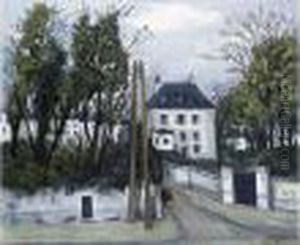 La Maison Blanche A Saint-mande by Alphonse Leon Quizet