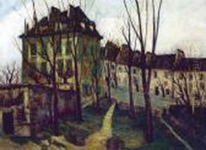 Paris, Les Hauts A Montmartre by Alphonse Leon Quizet