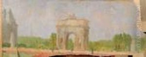 Le Carrousel Du Louvre by Ernest Quost