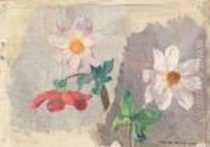 Etude De Fleurs by Ernest Quost