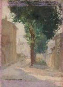 Rue De Village by Ernest Quost