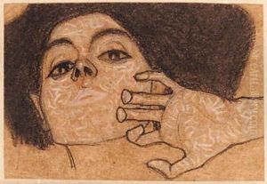 Frauenkopf by Egon Schiele
