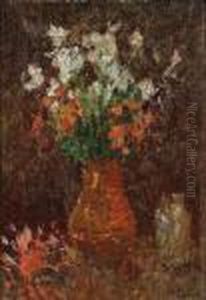 Le Bouquet De Fleurs by Ernest Quost