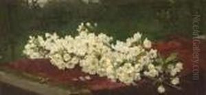Branches D'amandier En Fleur. by Ernest Quost